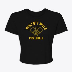 Wolcott Mills Michigan Pickleball Women's Crop Top