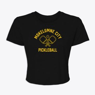 Mokelumne City California Pickleball Women's Crop Top