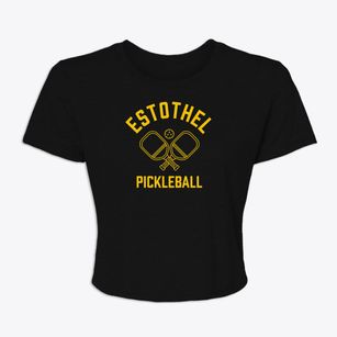 Estothel Alabama Pickleball Women's Crop Top
