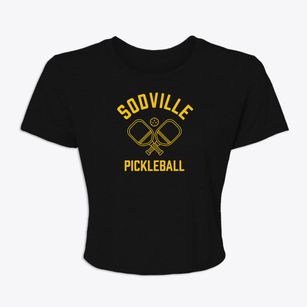 Sodville Texas Pickleball Women's Crop Top