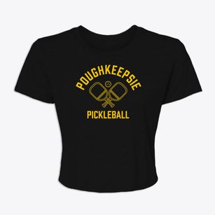Poughkeepsie New York Pickleball Women's Crop Top