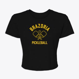Brazoria Texas Pickleball Women's Crop Top