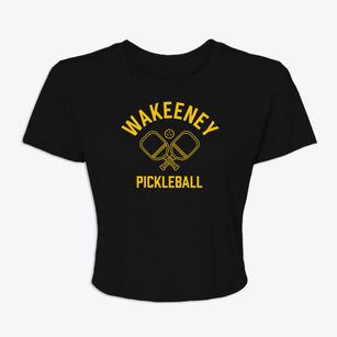 Wakeeney Kansas Pickleball Women's Crop Top