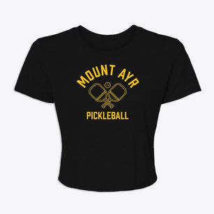 Mount Ayr Iowa Pickleball Women's Crop Top
