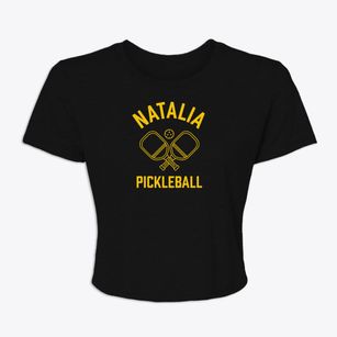 Natalia Texas Pickleball Women's Crop Top