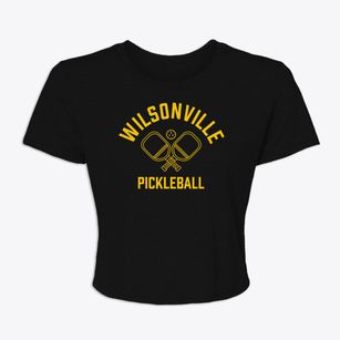 Wilsonville Illinois Pickleball Women's Crop Top