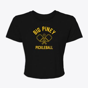 Big Piney Wyoming Pickleball Women's Crop Top