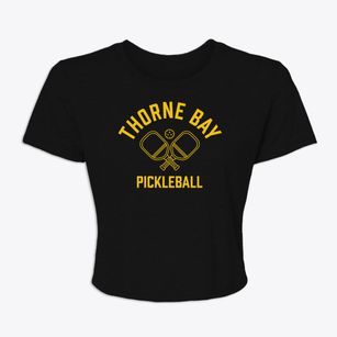 Thorne Bay Alaska Pickleball Women's Crop Top