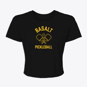 Basalt Idaho Pickleball Women's Crop Top