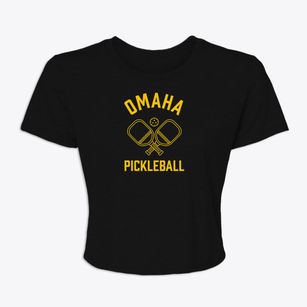 Omaha Nebraska Pickleball Women's Crop Top