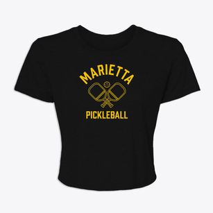 Marietta Minnesota Pickleball Women's Crop Top