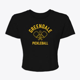 Greendale Wisconsin Pickleball Women's Crop Top