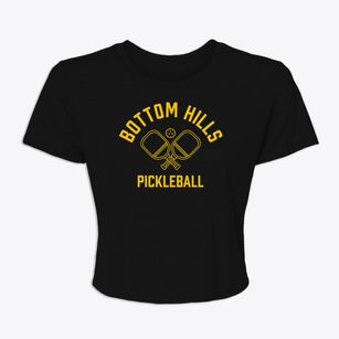 Bottom Hills Delaware Pickleball Women's Crop Top