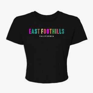 East Foothills California Color Pop Women's Crop Top