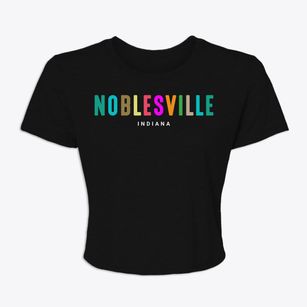 Noblesville Indiana Color Pop Women's Crop Top