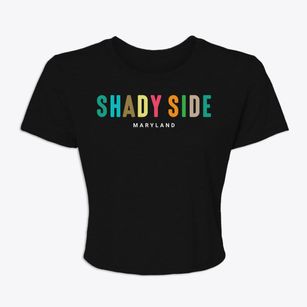 Shady Side Maryland Color Pop Women's Crop Top