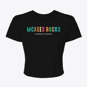 Mckees Rocks Pennsylvania Color Pop Women's Crop Top