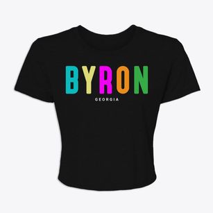 Byron Georgia Color Pop Women's Crop Top