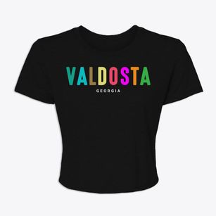 Valdosta Georgia Color Pop Women's Crop Top