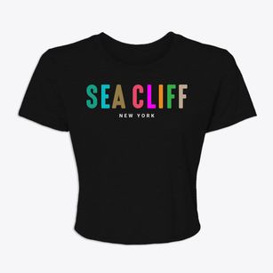 Sea Cliff New York Color Pop Women's Crop Top