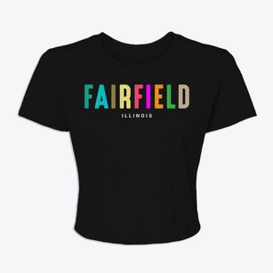 Fairfield Illinois Color Pop Women's Crop Top