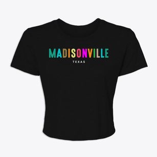 Madisonville Texas Color Pop Women's Crop Top