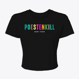 Poestenkill New York Color Pop Women's Crop Top