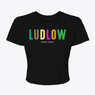 Ludlow Kentucky Color Pop Women's Crop Top