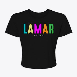 Lamar Missouri Color Pop Women's Crop Top