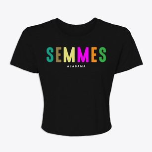 Semmes Alabama Color Pop Women's Crop Top