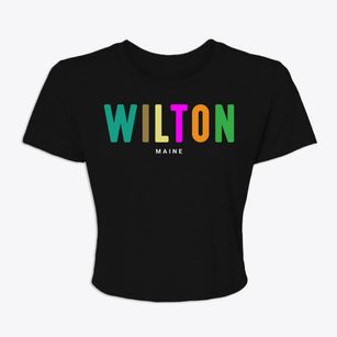 Wilton Maine Color Pop Women's Crop Top