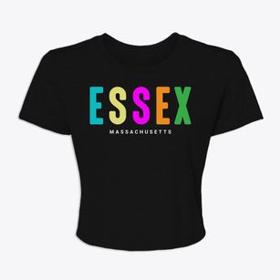 Essex Massachusetts Color Pop Women's Crop Top