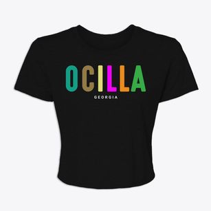 Ocilla Georgia Color Pop Women's Crop Top