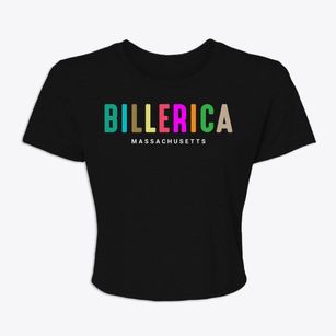 Billerica Massachusetts Color Pop Women's Crop Top
