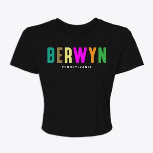 Berwyn Pennsylvania Color Pop Women's Crop Top