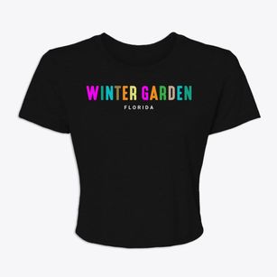Winter Garden Florida Color Pop Women's Crop Top