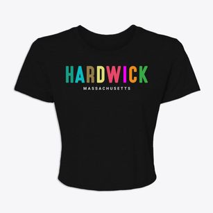 Hardwick Massachusetts Color Pop Women's Crop Top