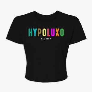 Hypoluxo Florida Color Pop Women's Crop Top