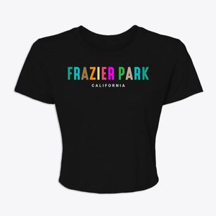 Frazier Park California Color Pop Women's Crop Top