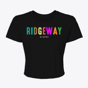 Ridgeway Alaska Color Pop Women's Crop Top