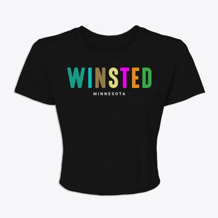 Winsted Minnesota Color Pop Women's Crop Top
