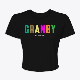 Granby Missouri Color Pop Women's Crop Top