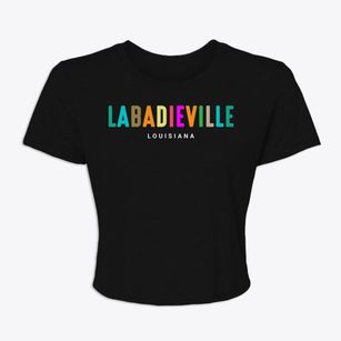 Labadieville Louisiana Color Pop Women's Crop Top