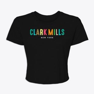 Clark Mills New York Color Pop Women's Crop Top