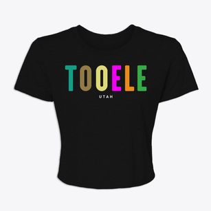 Tooele Utah Color Pop Women's Crop Top