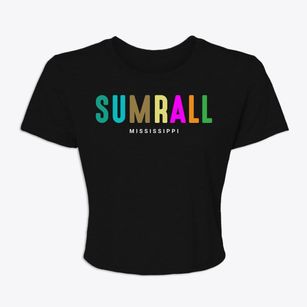 Sumrall Mississippi Color Pop Women's Crop Top