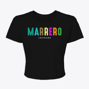 Marrero Louisiana Color Pop Women's Crop Top