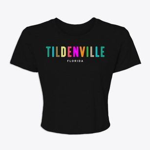 Tildenville Florida Color Pop Women's Crop Top