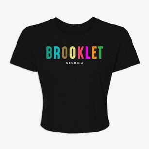Brooklet Georgia Color Pop Women's Crop Top