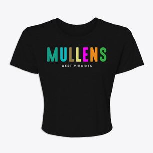 Mullens West Virginia Color Pop Women's Crop Top
